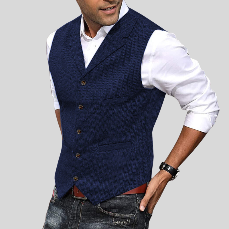 Gilet morbido da uomo | Maniche corte