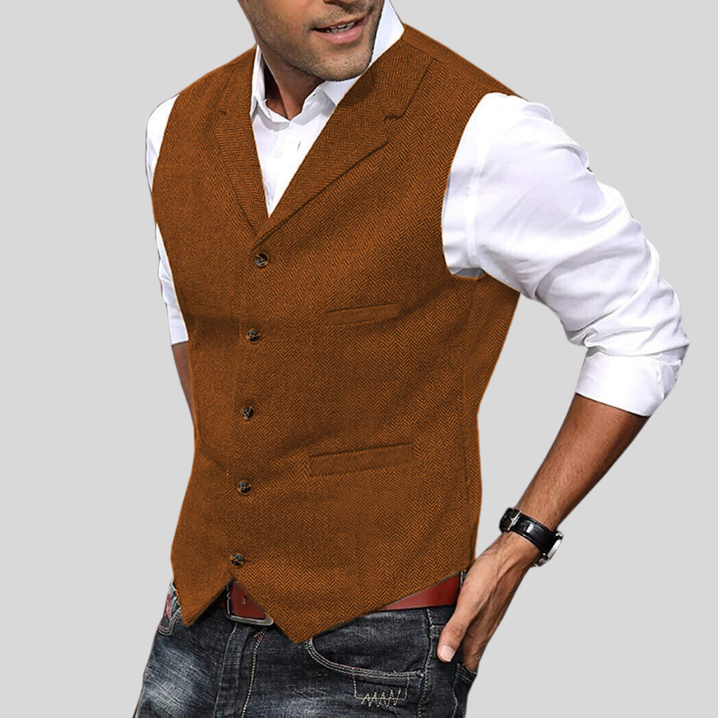 Gilet morbido da uomo | Maniche corte