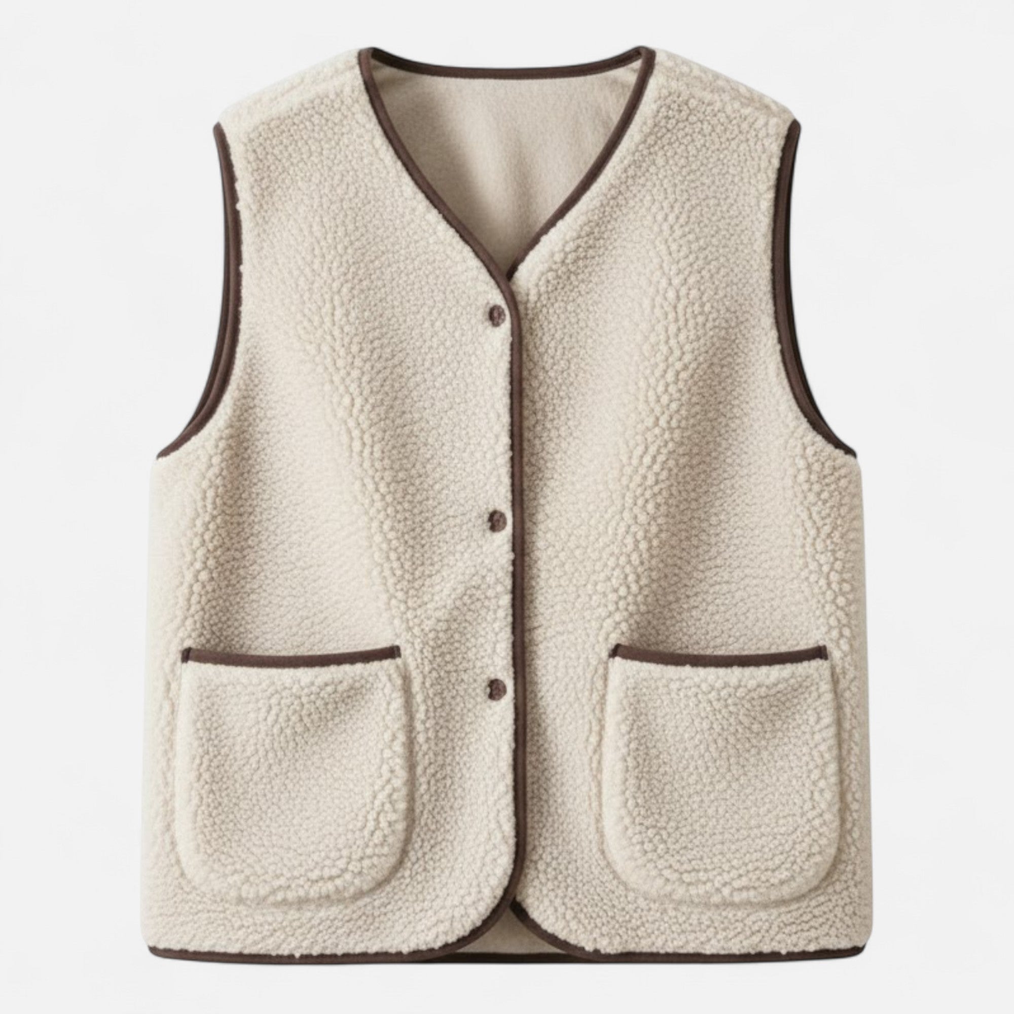 Chaleco Acolchado Sin Mangas Casual para Mujer