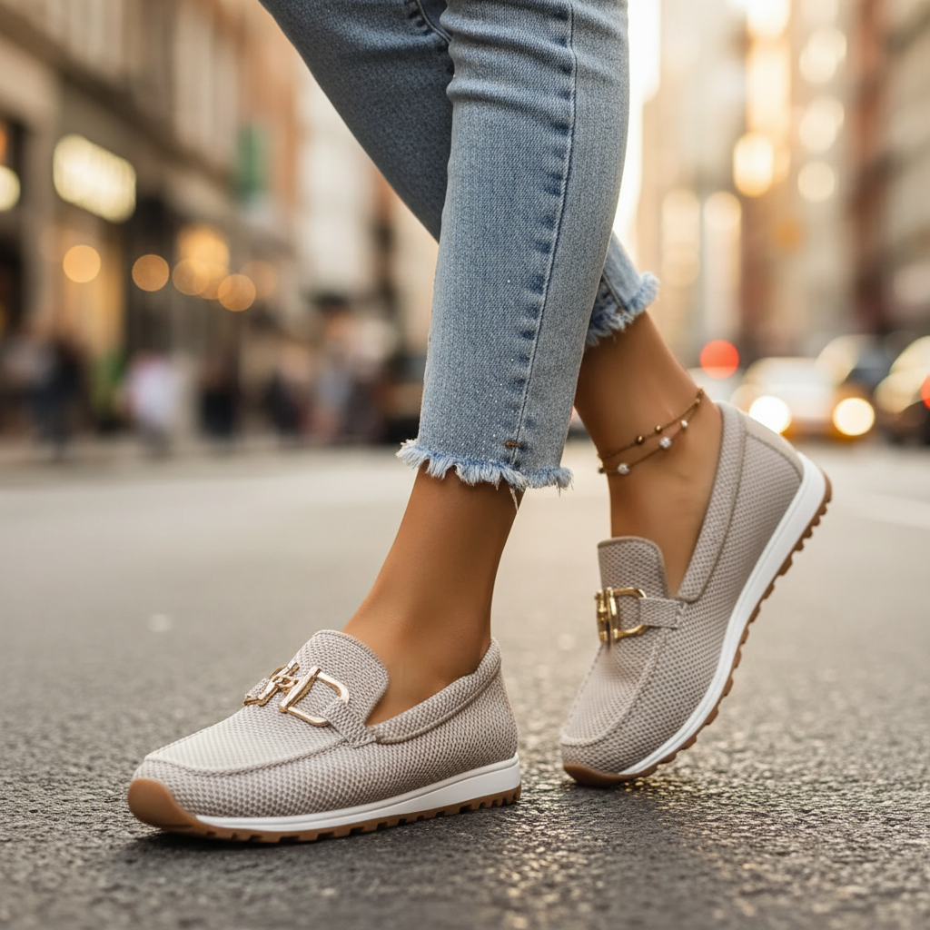 Suzane Ortopædiske Polstrede Loafers