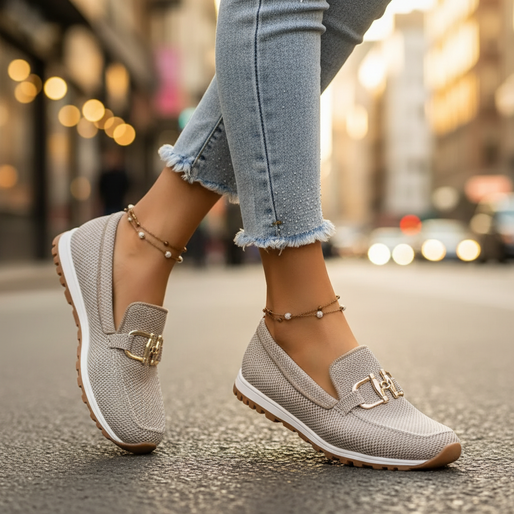 Suzane Ortopædiske Polstrede Loafers