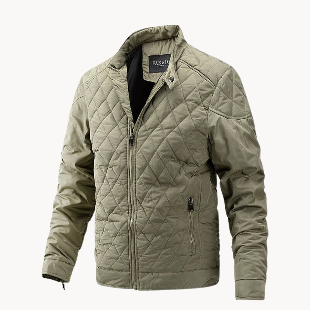 Bellivaro | Herre Bikerjakke i Quiltet Design – Modern, Varm and Comfortable