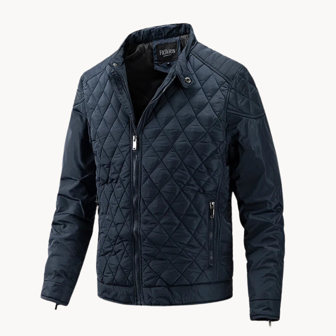 Bellivaro | Herre Bikerjakke i Quiltet Design – Modern, Varm and Comfortable