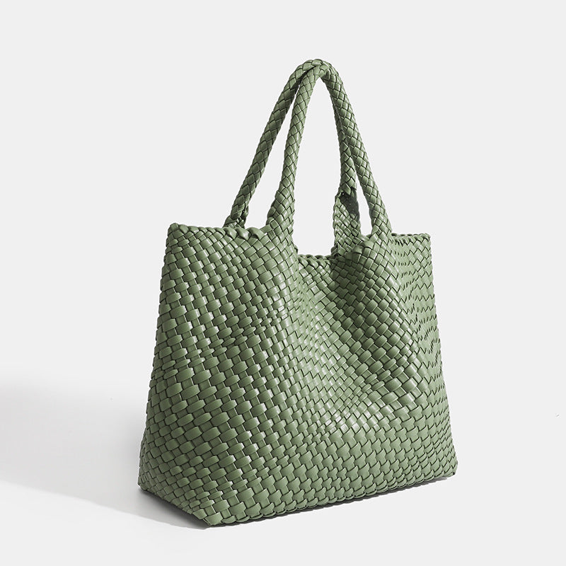 Flettet Shopper i Kunstlæder