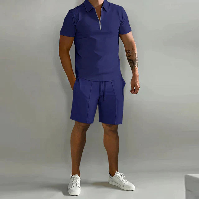 Bellivaro | Luksuriøst Polo- og Shortsæt til Sommer – Stil og Komfort til Mænd