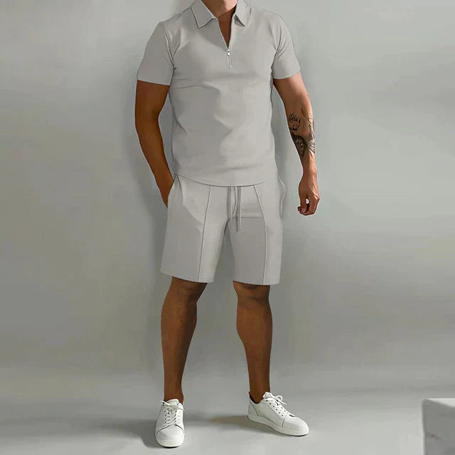 Bellivaro | Luksuriøst Polo- og Shortsæt til Sommer – Stil og Komfort til Mænd