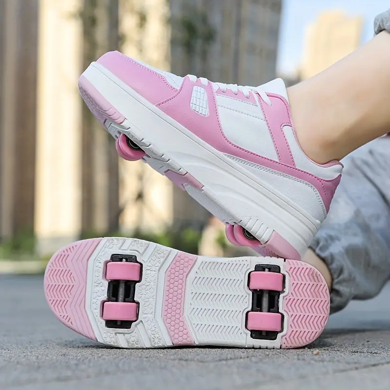 Donny Casual Rollersportschoenen – Comfortabele Unisex Sneakers met Wieltjes voor Kinderen
