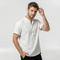 Chemise à manches courtes pour homme avec fermeture à boutons et design léger pour un usage quotidien