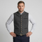 Elegantní pánská trachtová vesta v šedé barvě s klasickým designem a čistým výrazem pro slavnostní i každodenní nošení