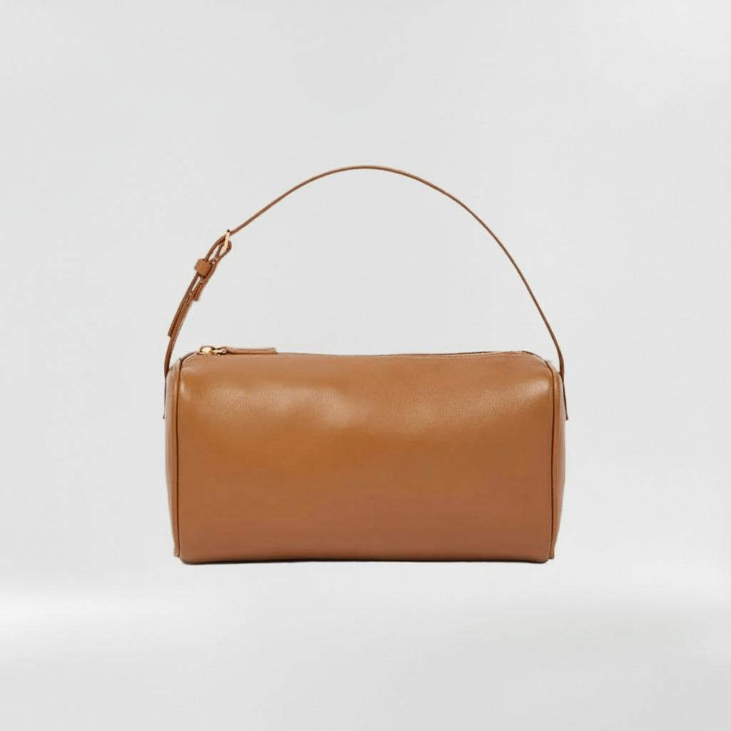 Borsa a spalla in pelle da donna con manico superiore per uso quotidiano