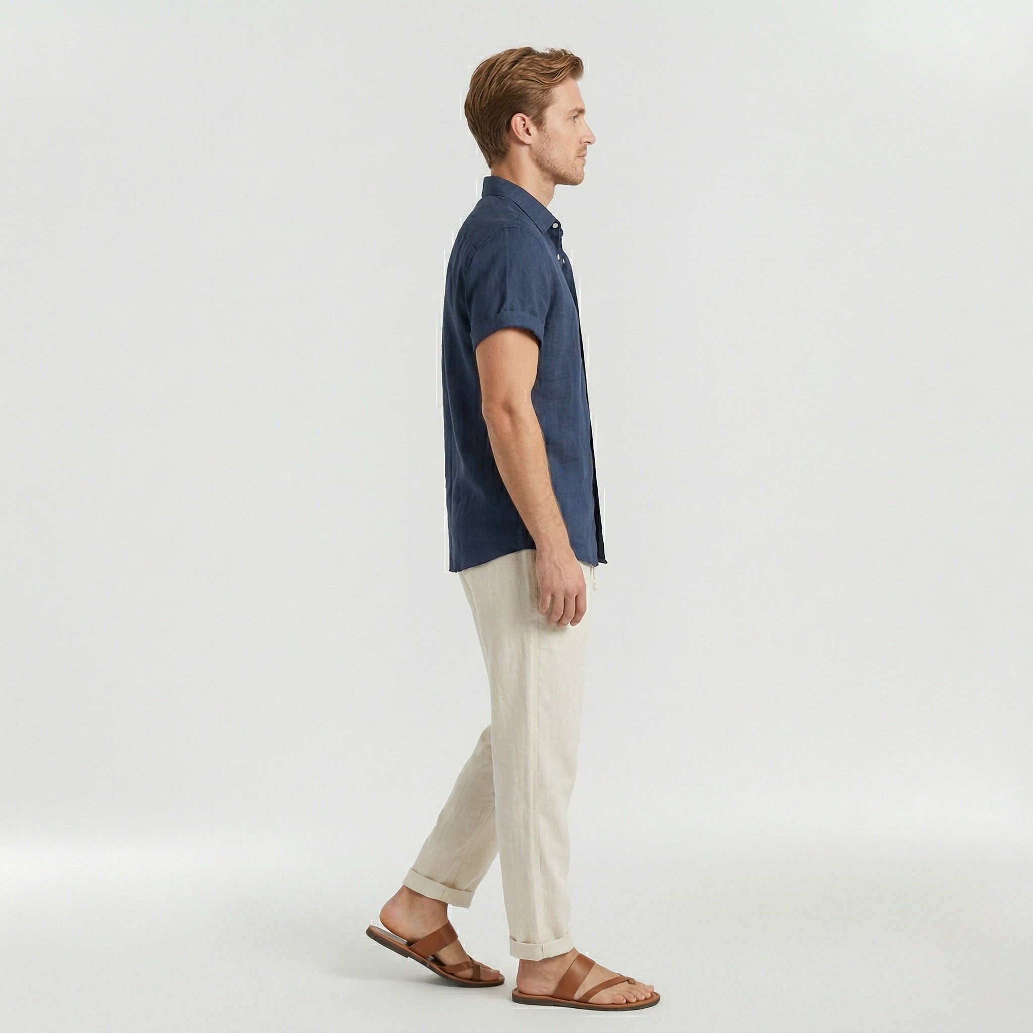 Herresæt med sommerligt look i let og afslappet design til varme dage