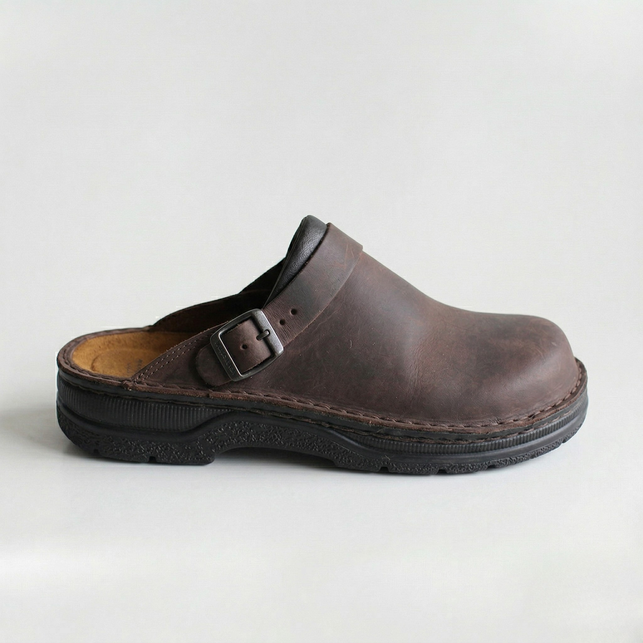 Ortopædiske herre mules med støttende sål og komfortabel pasform til hverdagsbrug