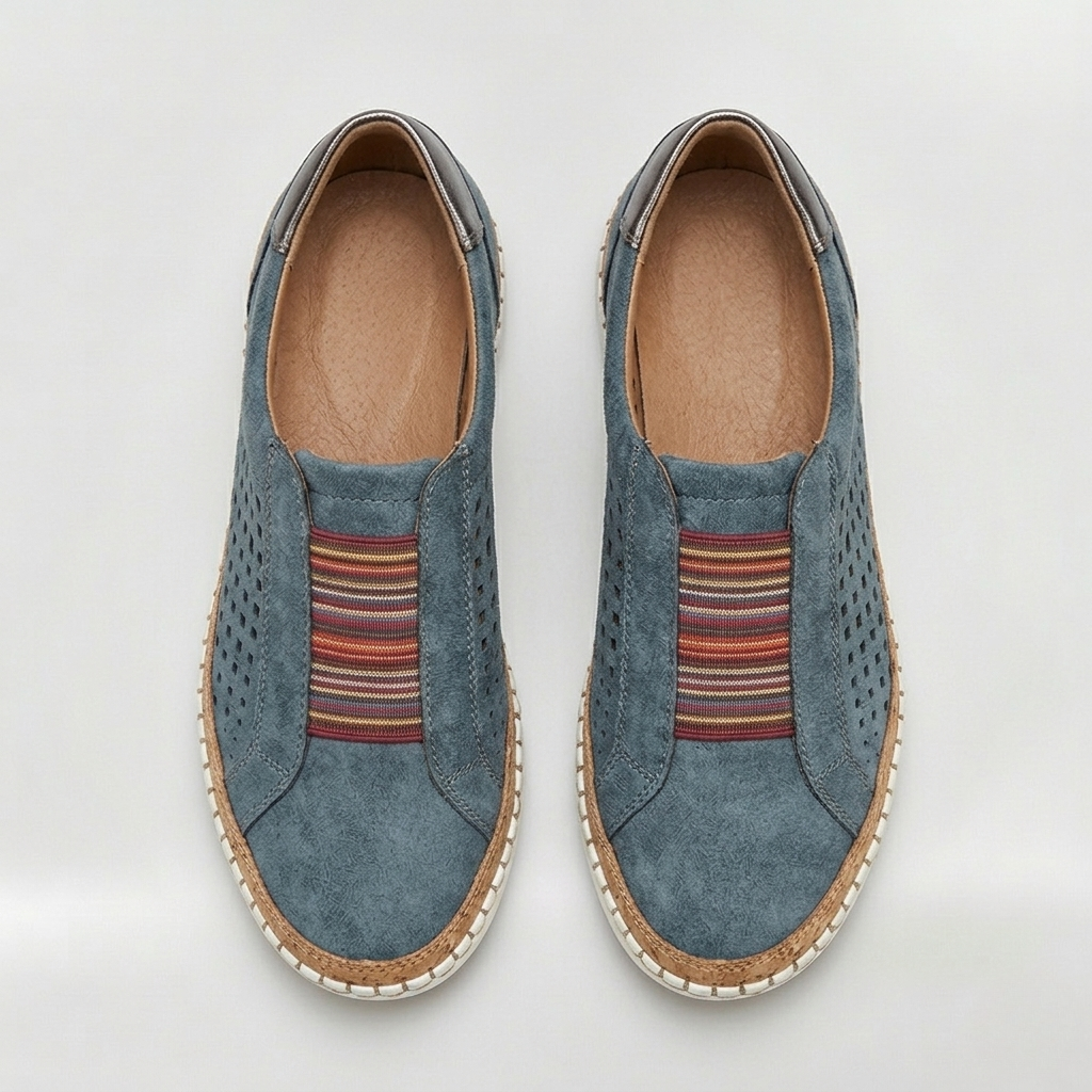 Slip-on sneakers til kvinder med let design til hverdagsbrug