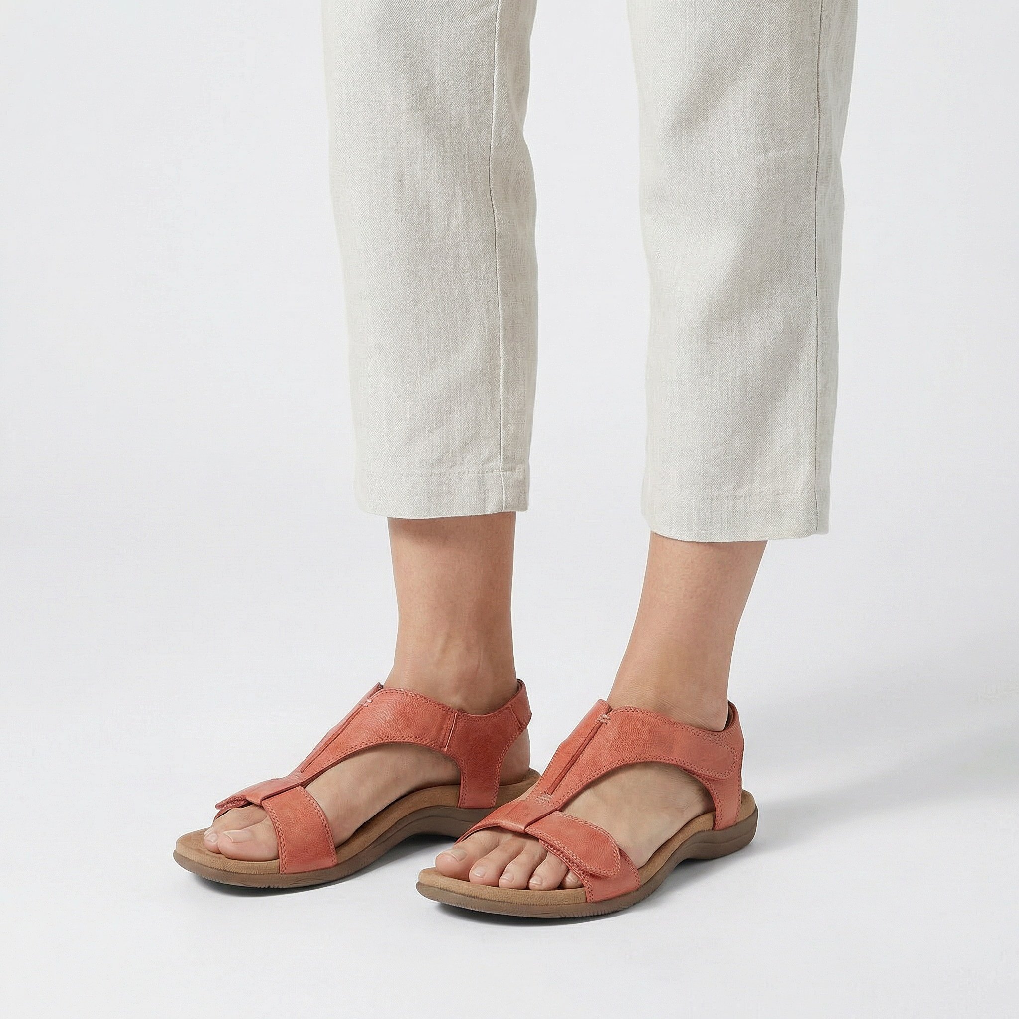 Komfortowe sandały damskie z elastycznym designem i wsparciem do codziennego użytku