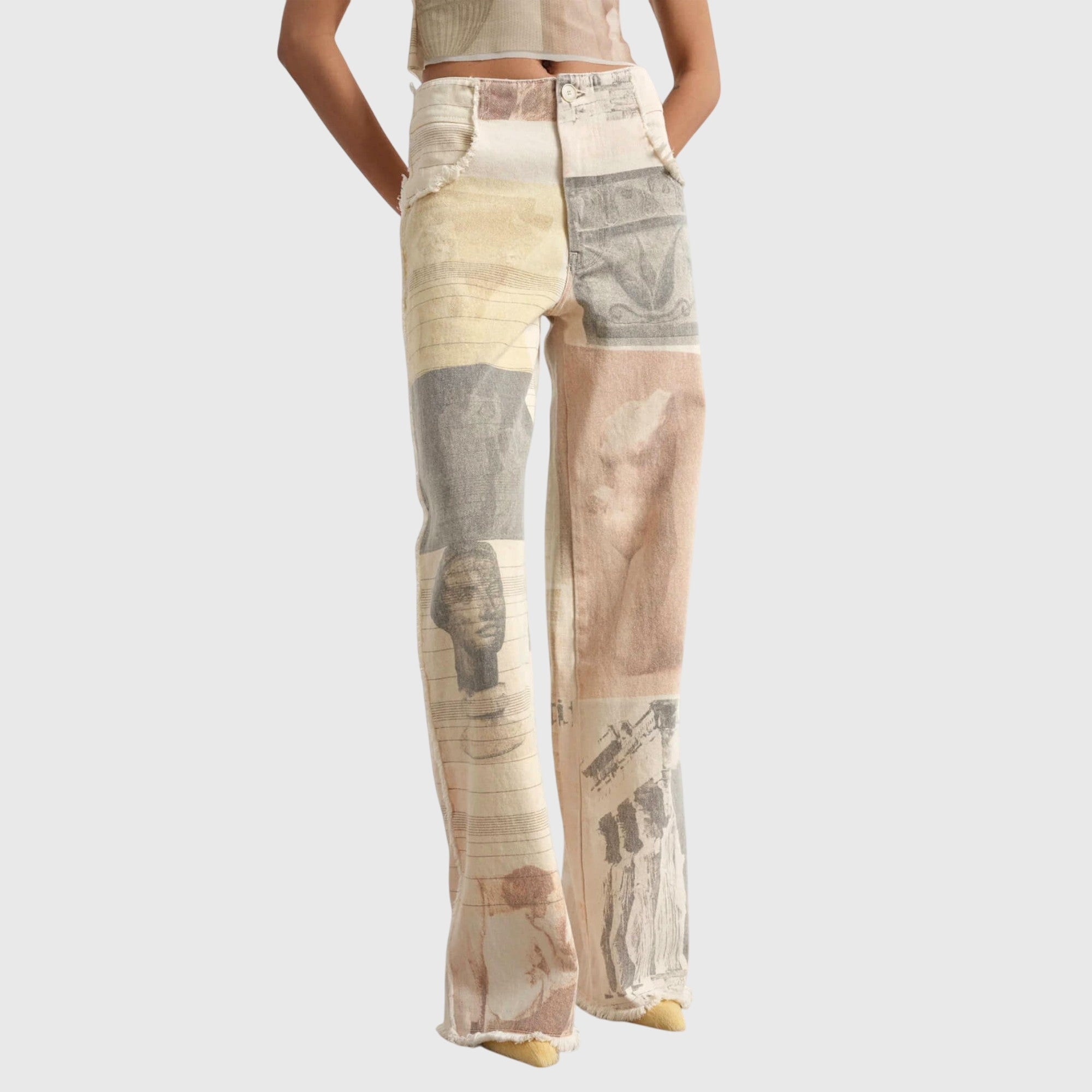 Alma - Jeans med brede ben