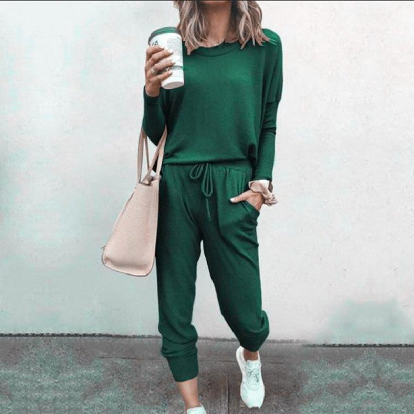 Afslappet Loungewear Sæt til Kvinder med Joggingbukser