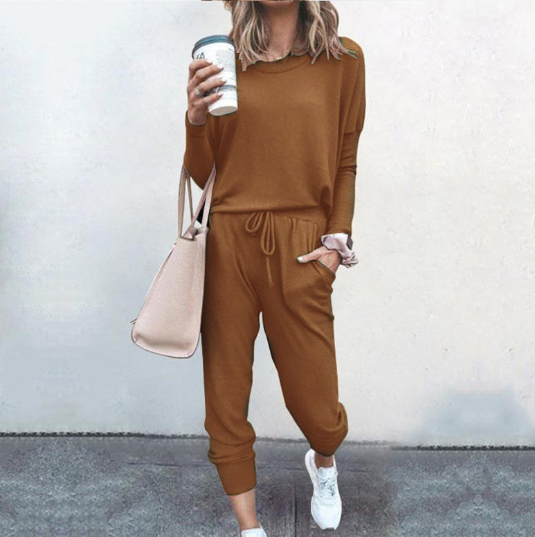Afslappet Loungewear Sæt til Kvinder med Joggingbukser