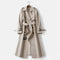 Damen Trenchcoat mit Gürtel – Langer Mantel
