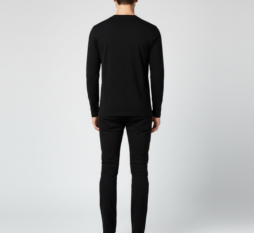 Bellivaro ανδρική μακρυμάνικη βαμβακερή μπλούζα T-shirt