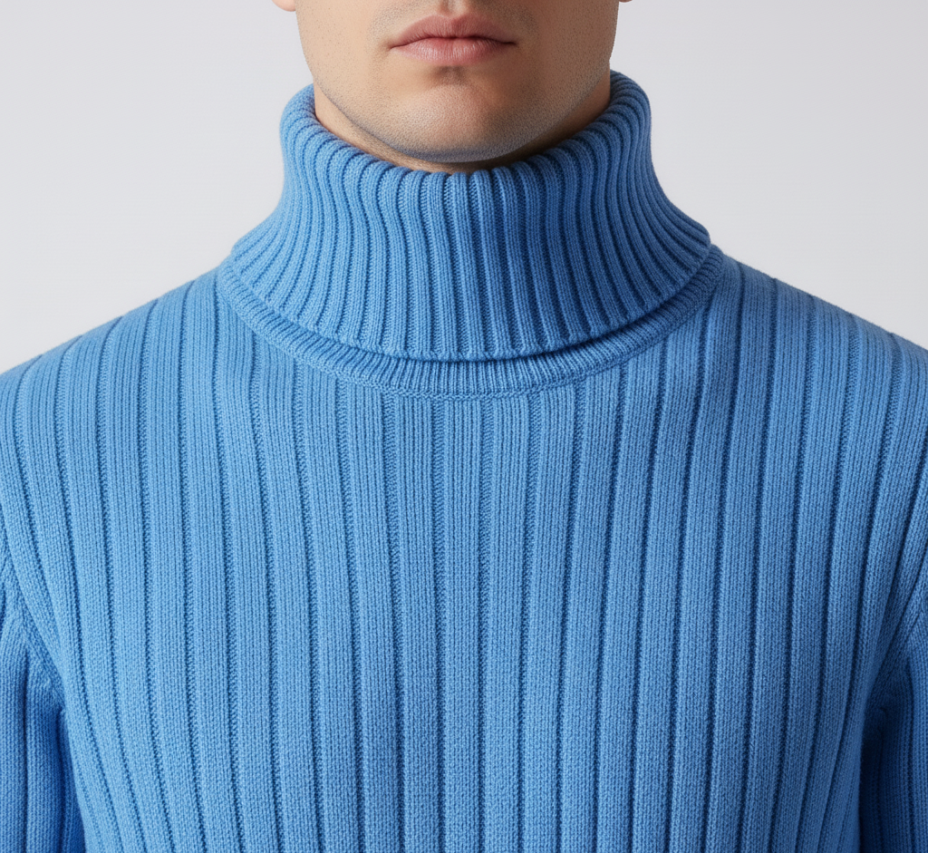 Bellivaro herre garbó pulóver bordázott