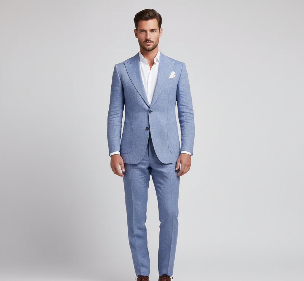 Bellivaro ανδρικό 2-τεμάχιο κοστούμι από λινό