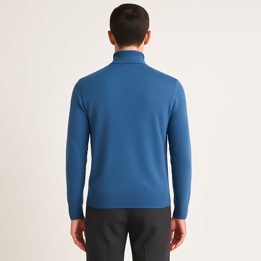 Bellivaro men's turtleneck sweater for everyday wear
