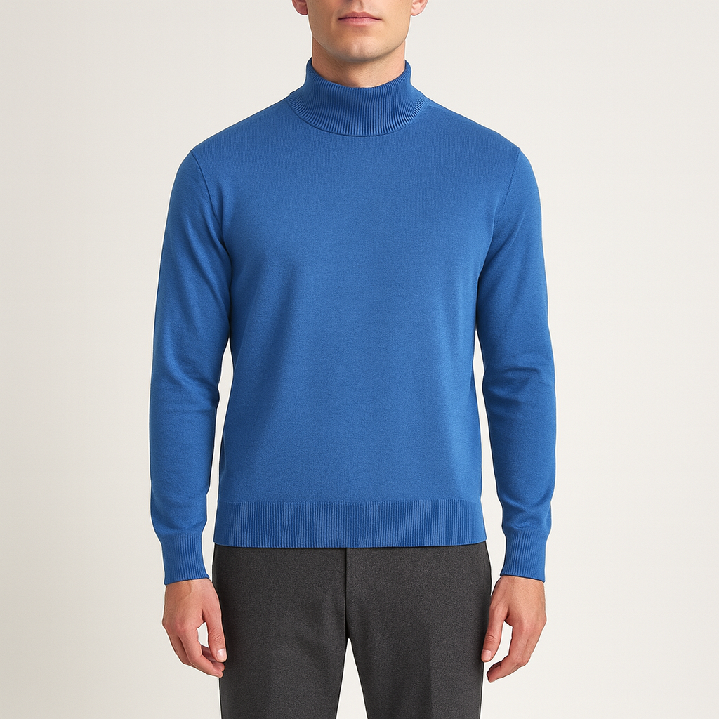 Bellivaro men's turtleneck sweater for everyday wear