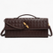 Flettet Clutch Taske med Skulderrem – Elegant Aftentaske