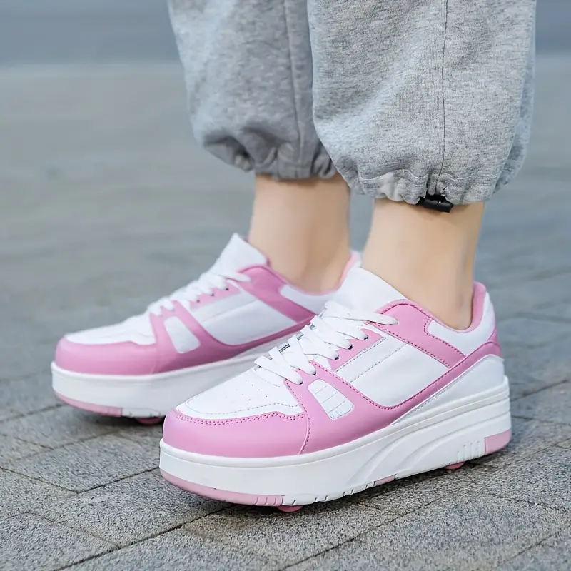 Donny Casual Rollersportschoenen – Comfortabele Unisex Sneakers met Wieltjes voor Kinderen