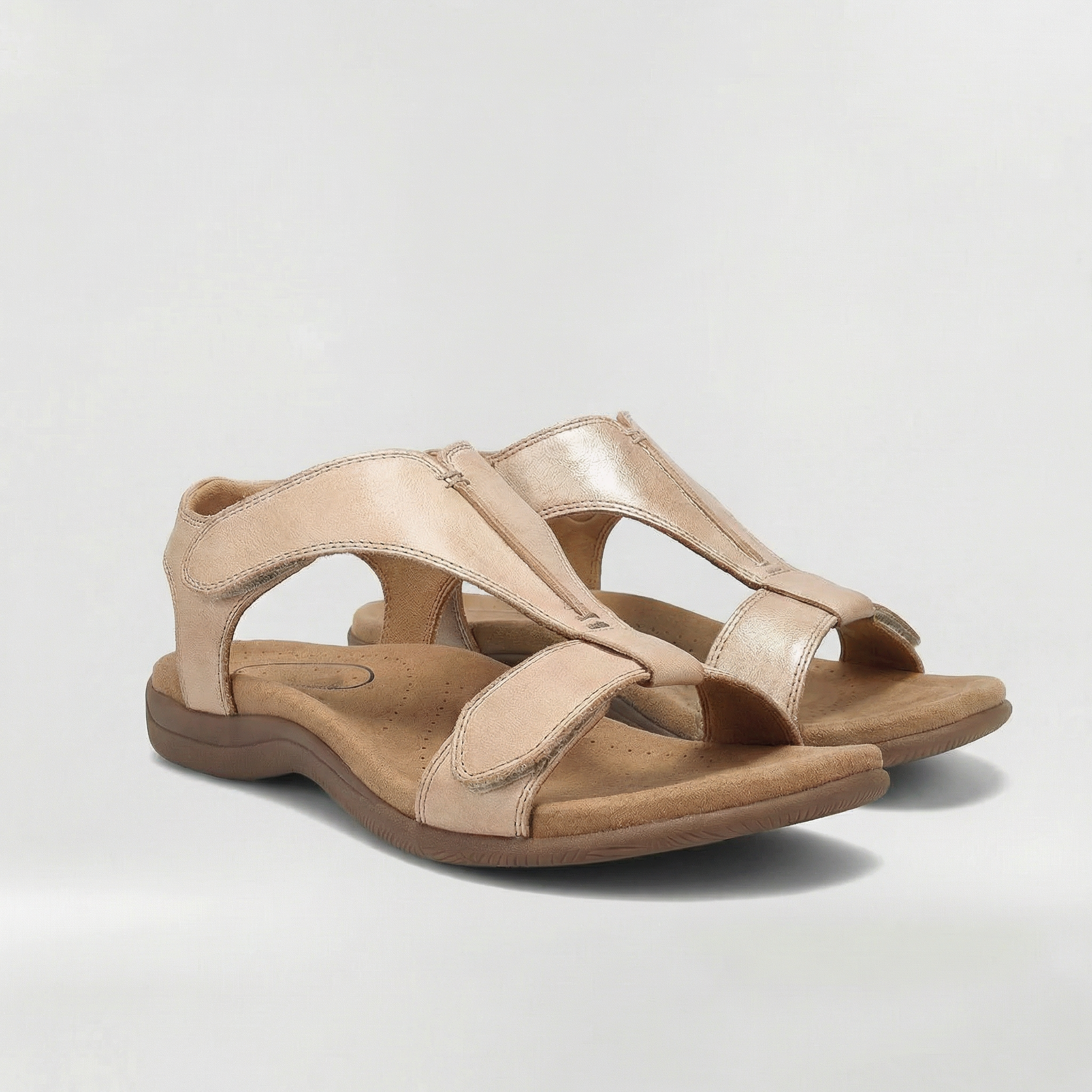 Komfortowe sandały damskie z elastycznym designem i wsparciem do codziennego użytku