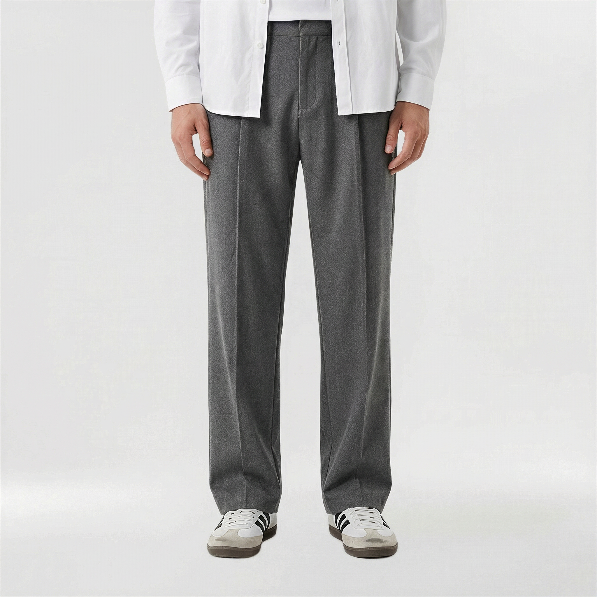 Proste spodnie męskie wygodne i wszechstronne w stylu casual