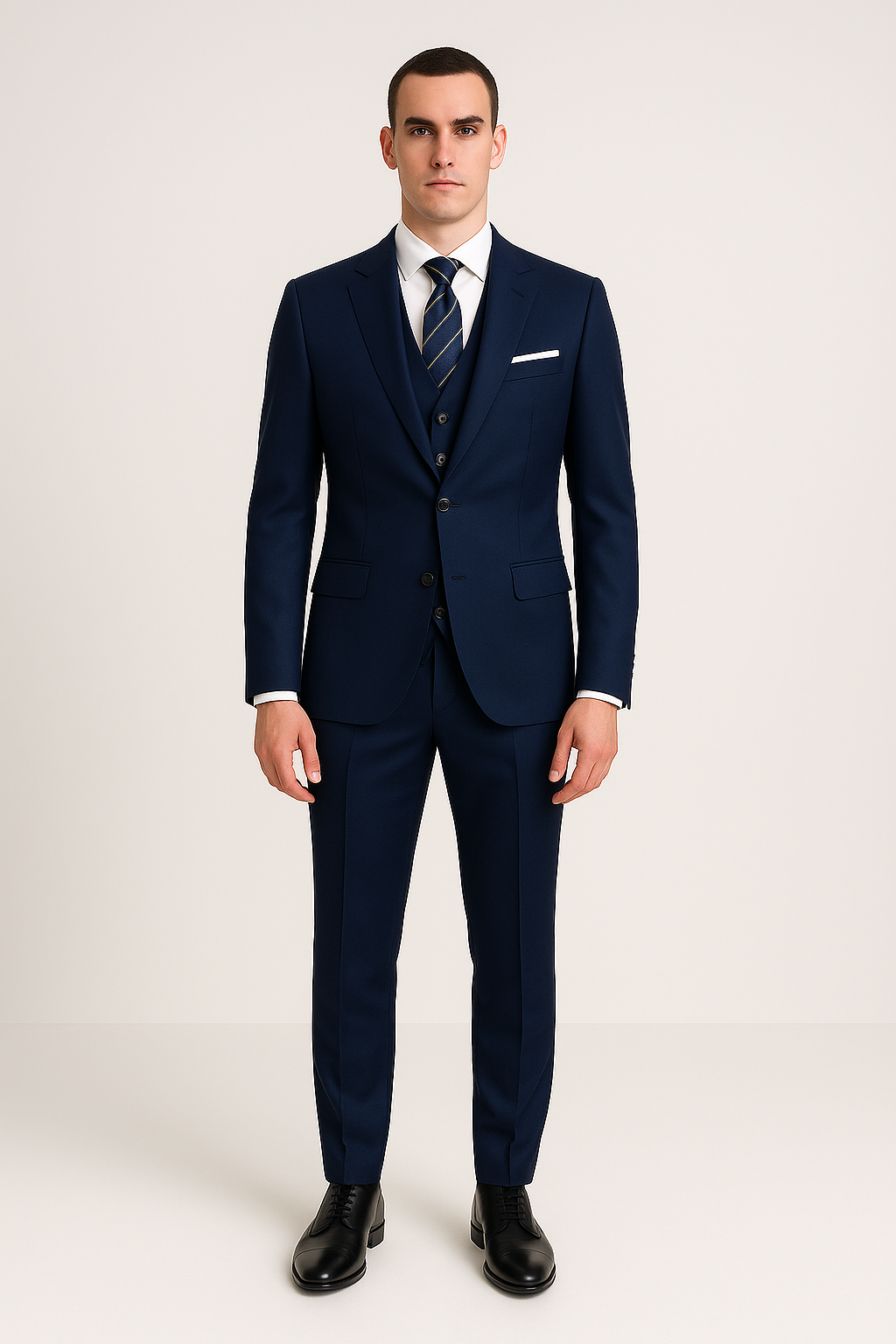 Bellivaro pánsky oblek 3-dielna formálna súprava na párty a svadbu
