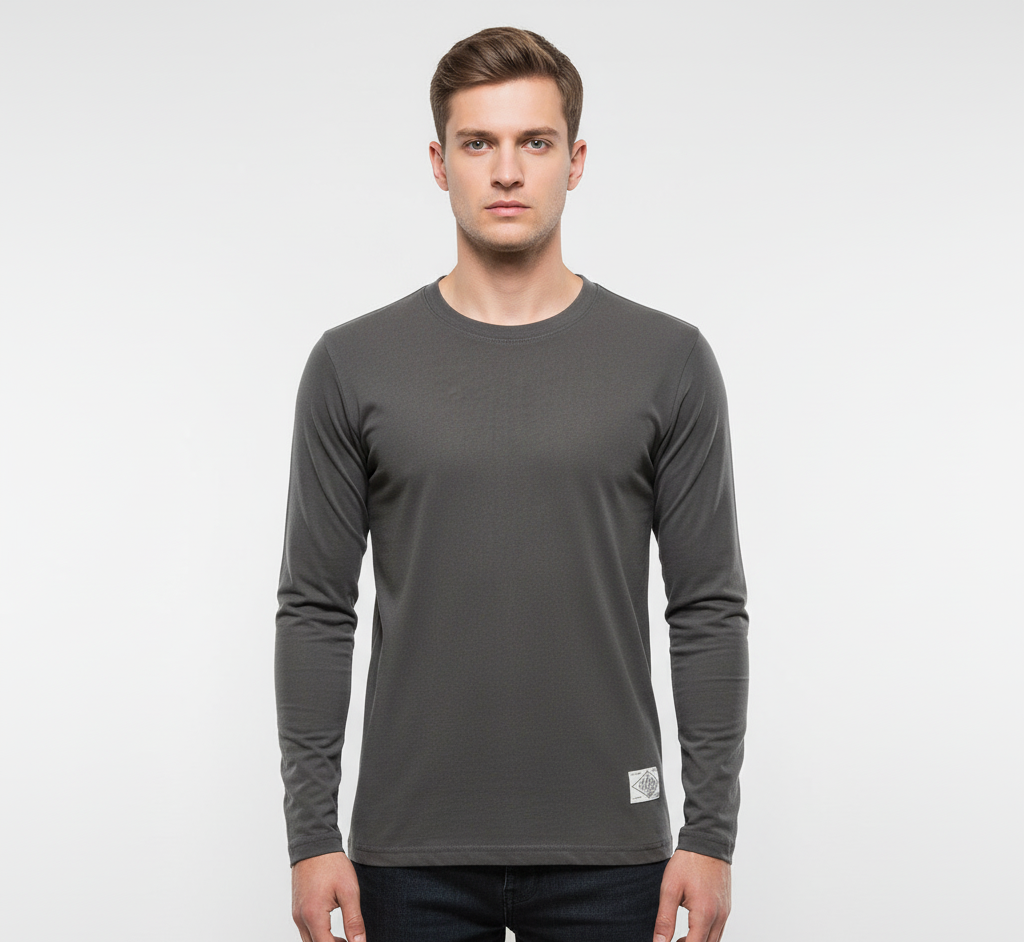 Bellivaro ανδρική μακρυμάνικη βαμβακερή μπλούζα T-shirt