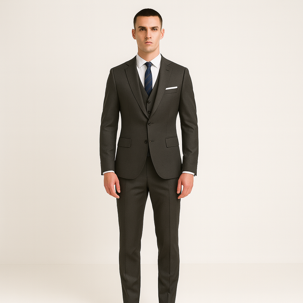 Bellivaro pánsky oblek 3-dielna formálna súprava na párty a svadbu