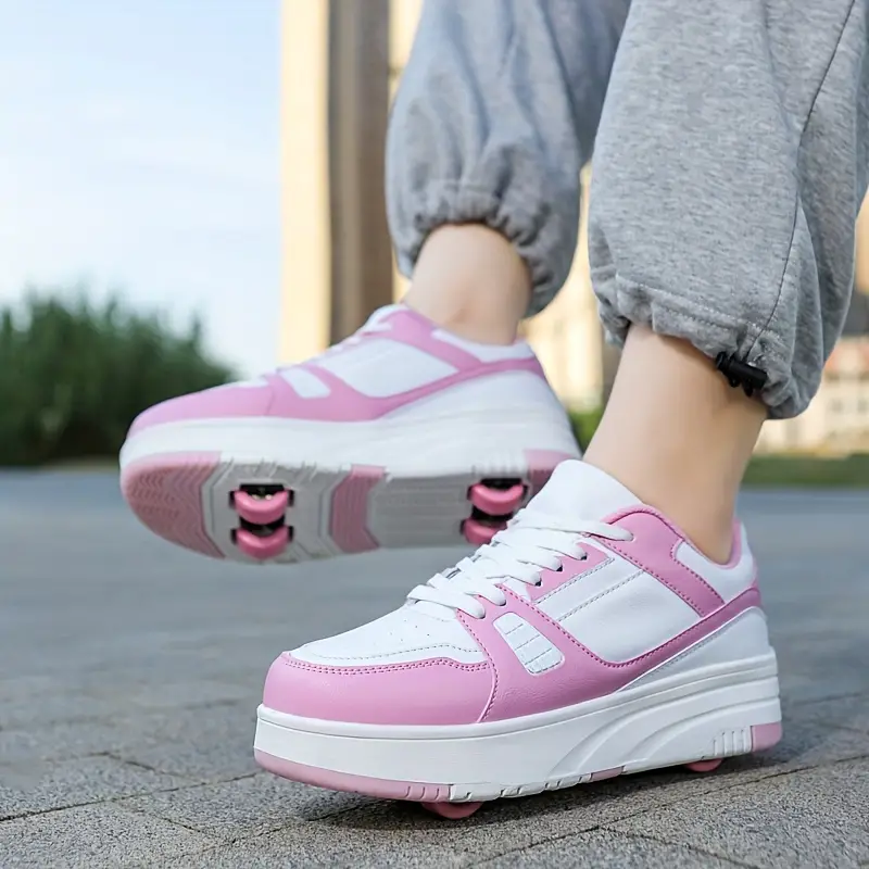 Donny Casual Rollersportschoenen – Comfortabele Unisex Sneakers met Wieltjes voor Kinderen