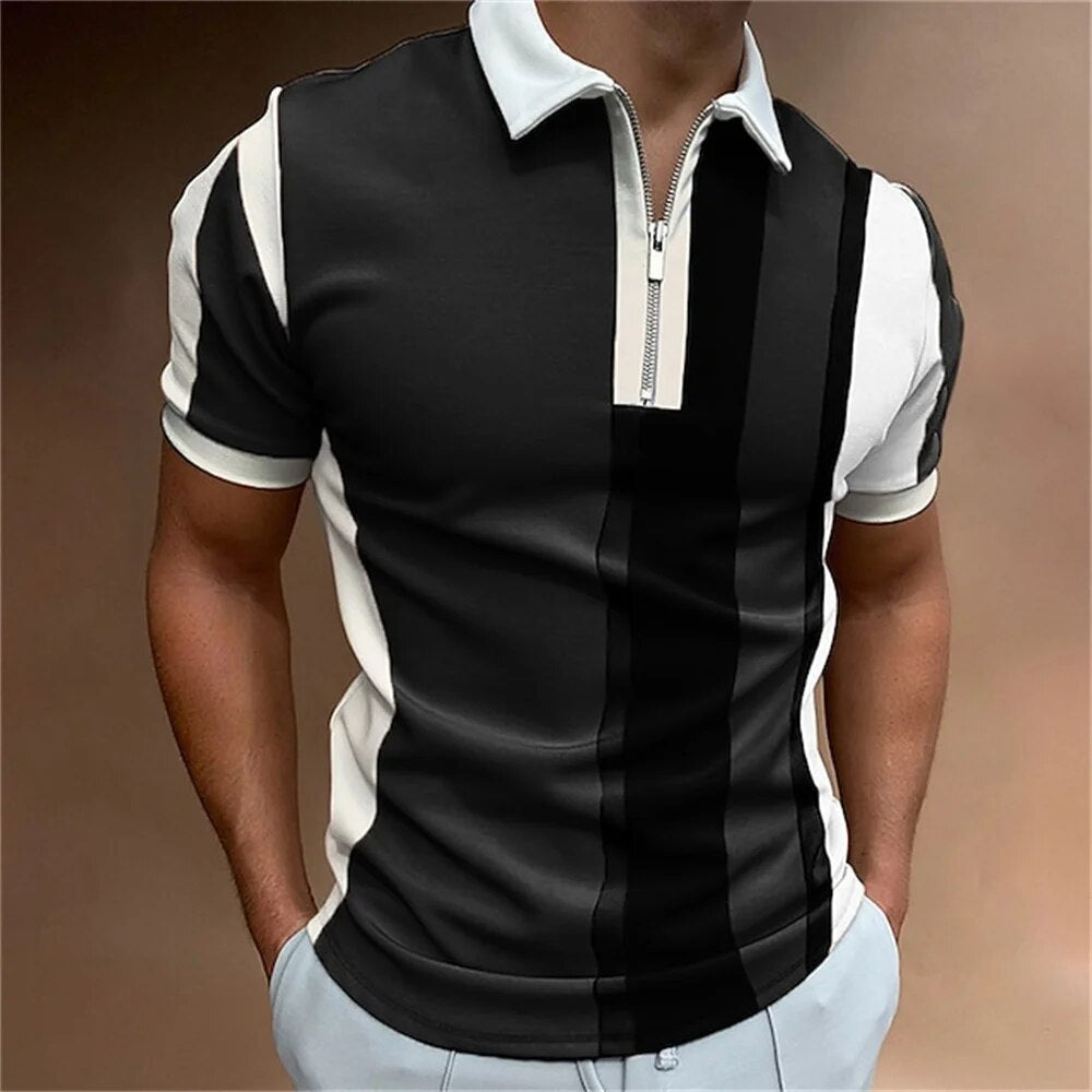 Drune - Camisa Polo Listrada