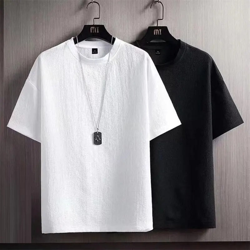 Męski podstawowy t-shirt casualowy