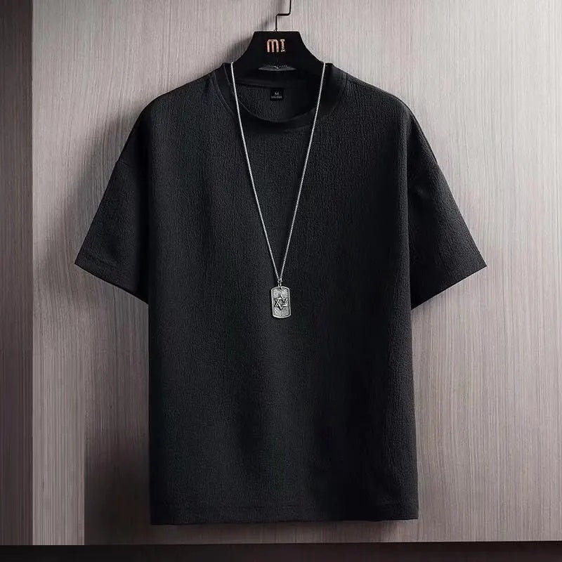Męski podstawowy t-shirt casualowy