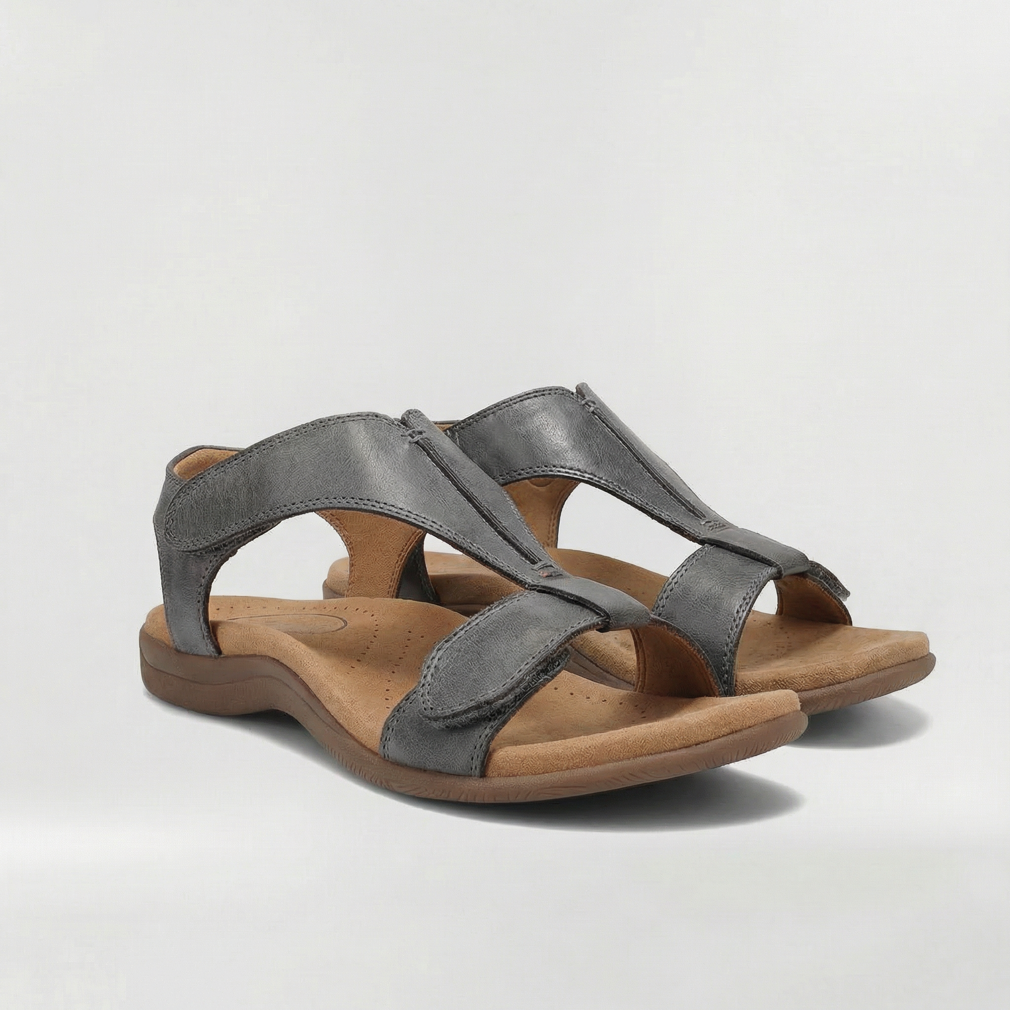 Komfortowe sandały damskie z elastycznym designem i wsparciem do codziennego użytku