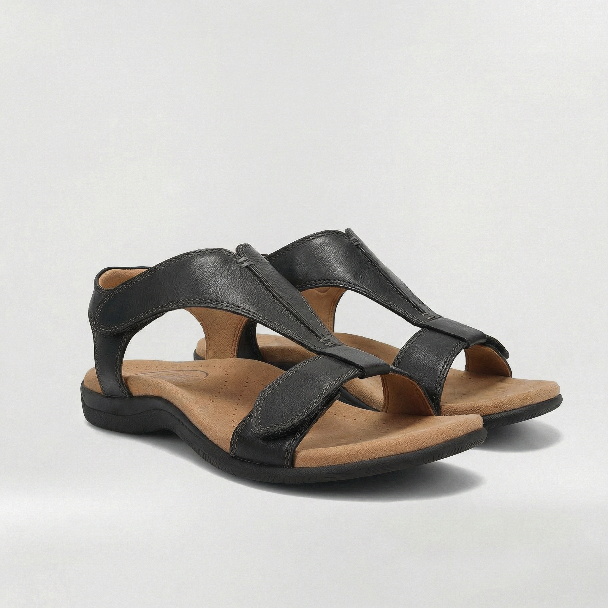 Komfortowe sandały damskie z elastycznym designem i wsparciem do codziennego użytku