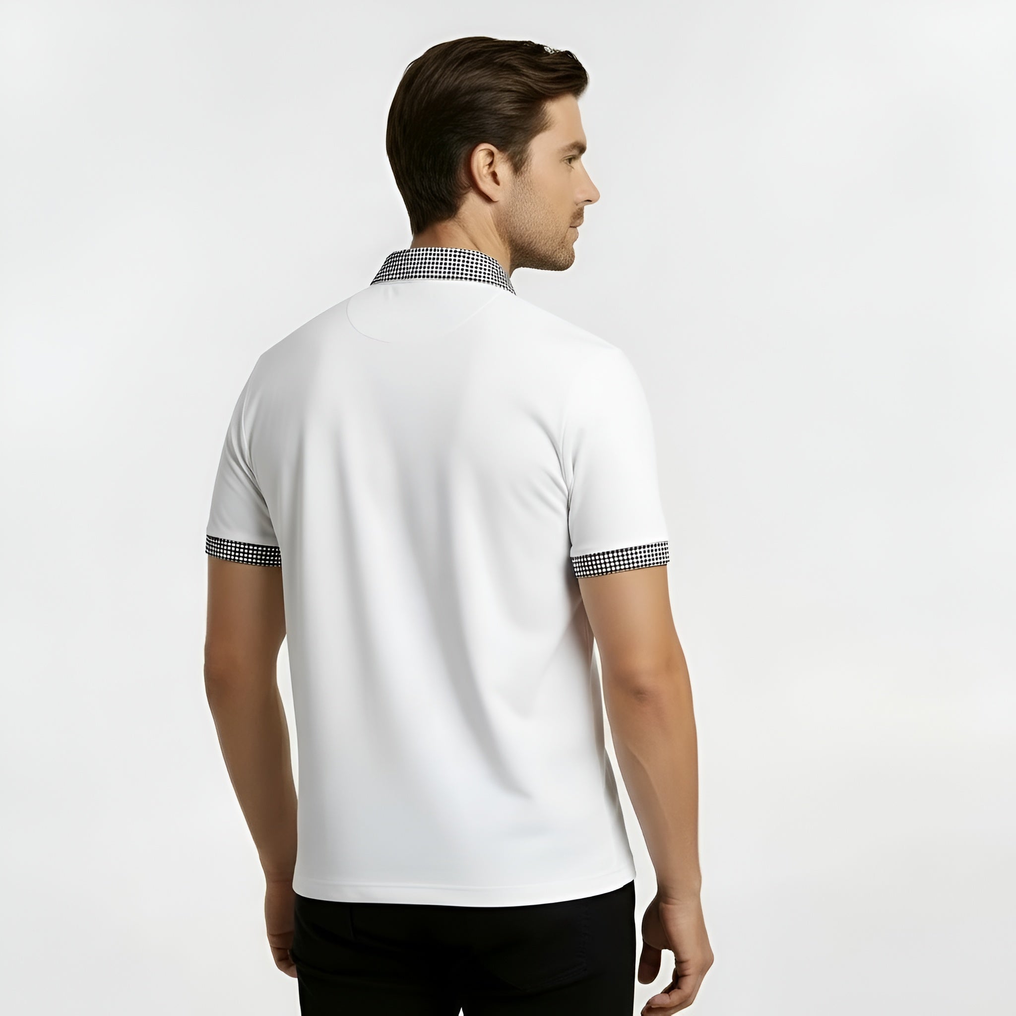 Polo à manches courtes pour homme avec col classique et coupe confortable pour un usage quotidien
