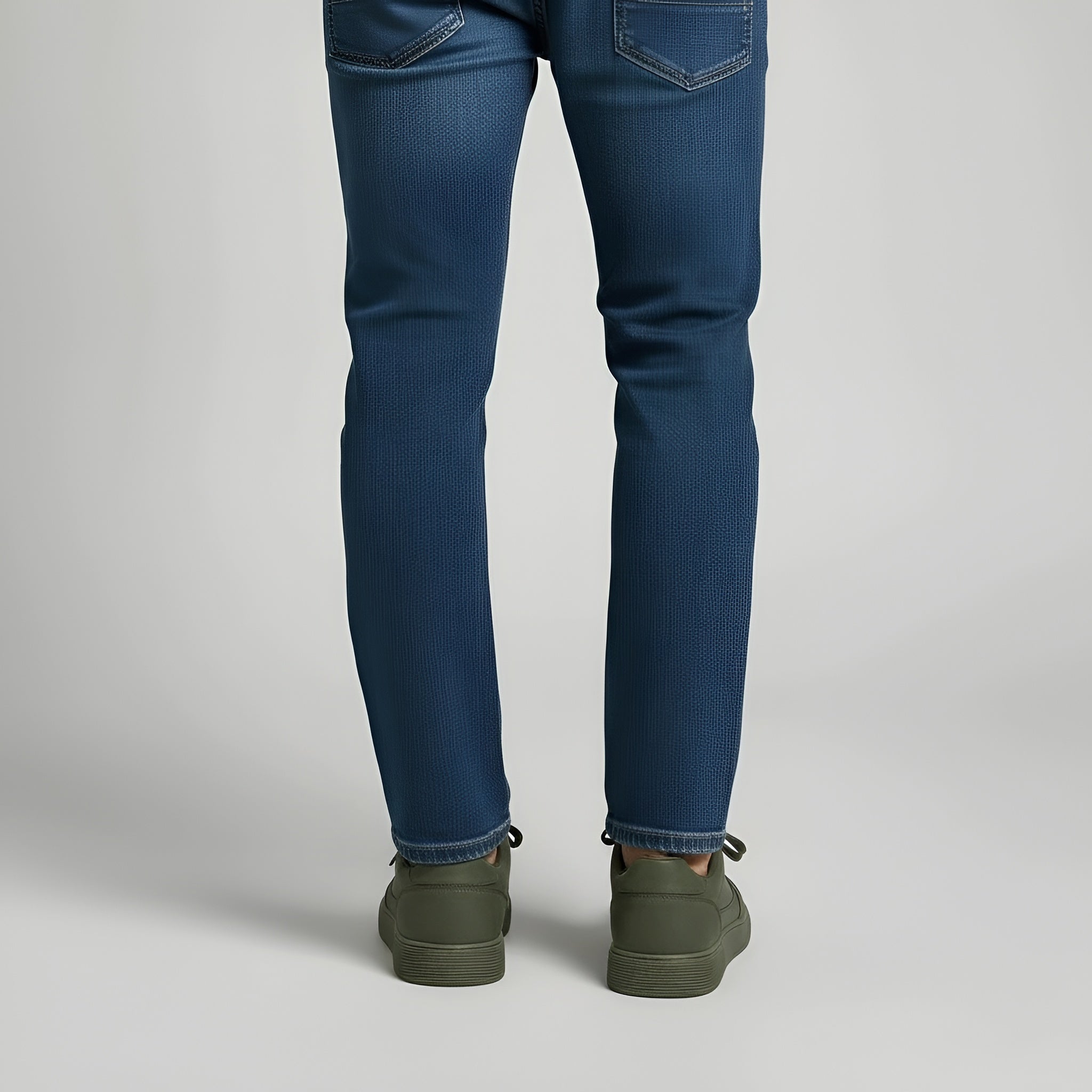 Herres afslappede sneakers med snørebånd, lav top og komfortabel hverdagsgang