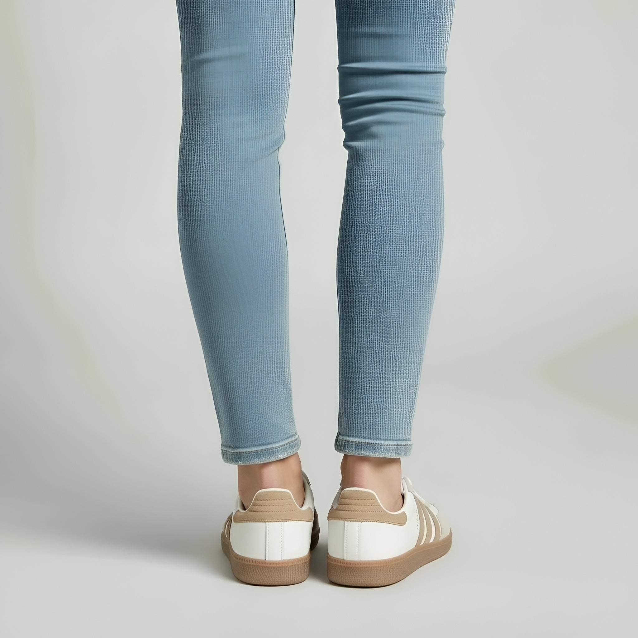 Dame sneakers casual sportssko med snøre komfort fritidssko til hverdagsbrug