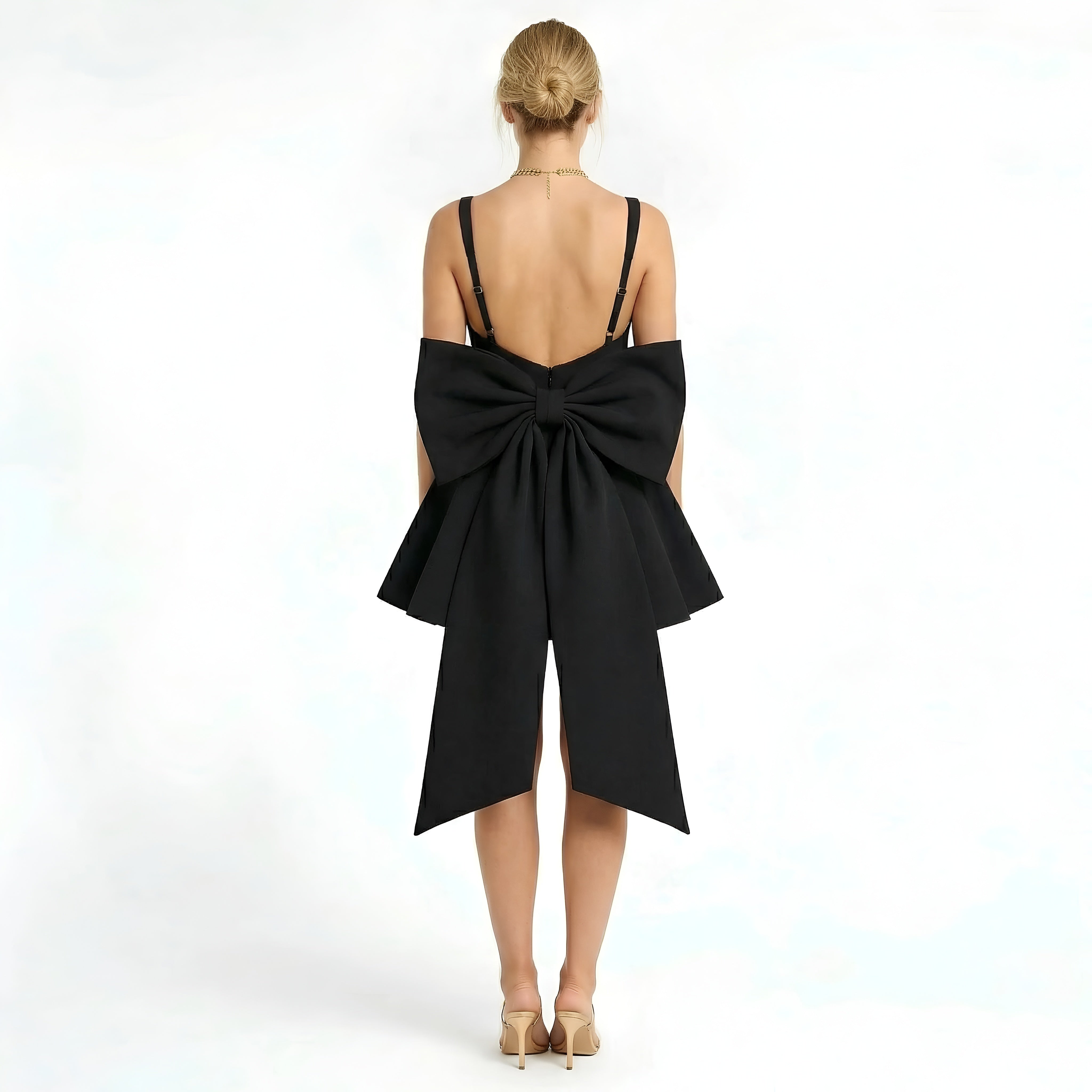 Sukienka damska | Krótka | Elegancka | Rozkloszowana na lato