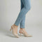 Dame Slingback Pumps med Spids Tå og Mellemhæl Elegante Sko til Fest og Arbejde