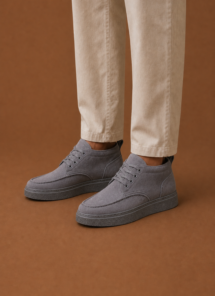 Casual Sneakers til Mænd med Snørelukning
