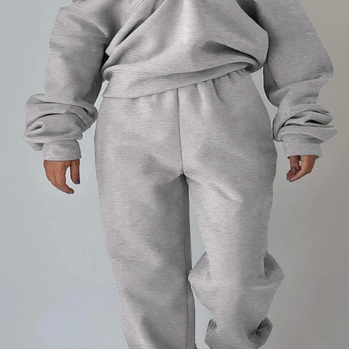 Harper | Todelt Cropped Tracksuit til Kvinder med Høj Talje