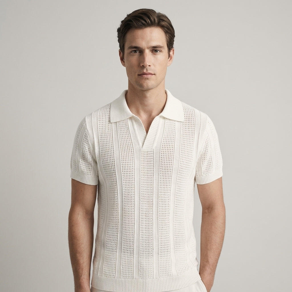 Herre-polo Classic Elegance Ivory Coast