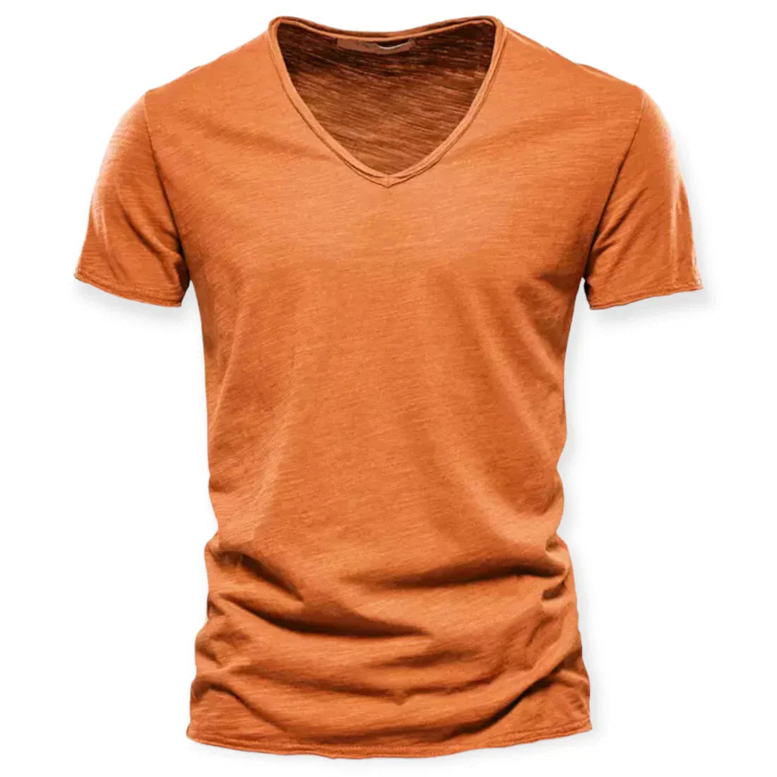 V-hals T-shirt til mænd