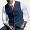 Vintage vest for men with classic cut